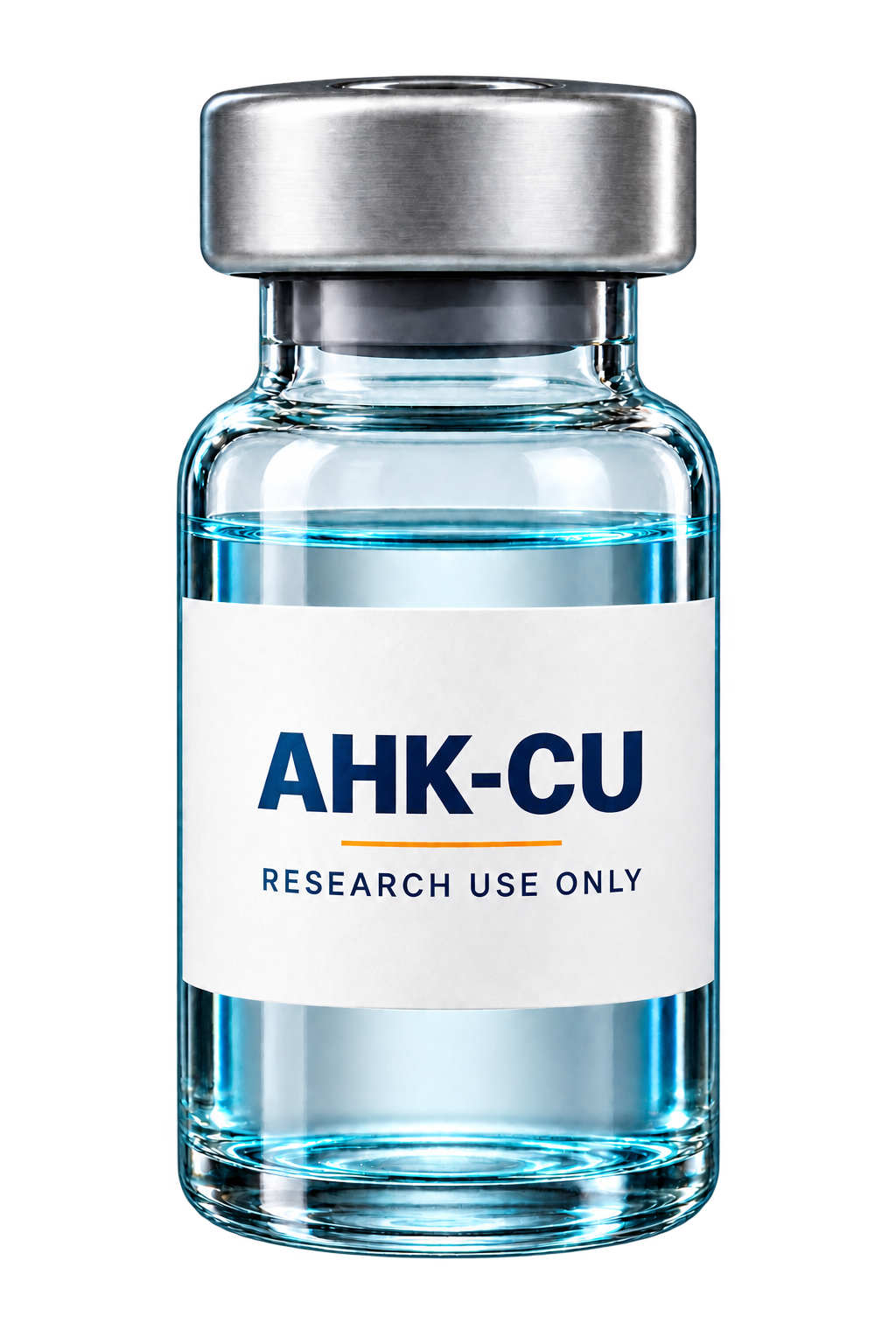 Generic laboratory vial labeled AHK-Cu, research use only
